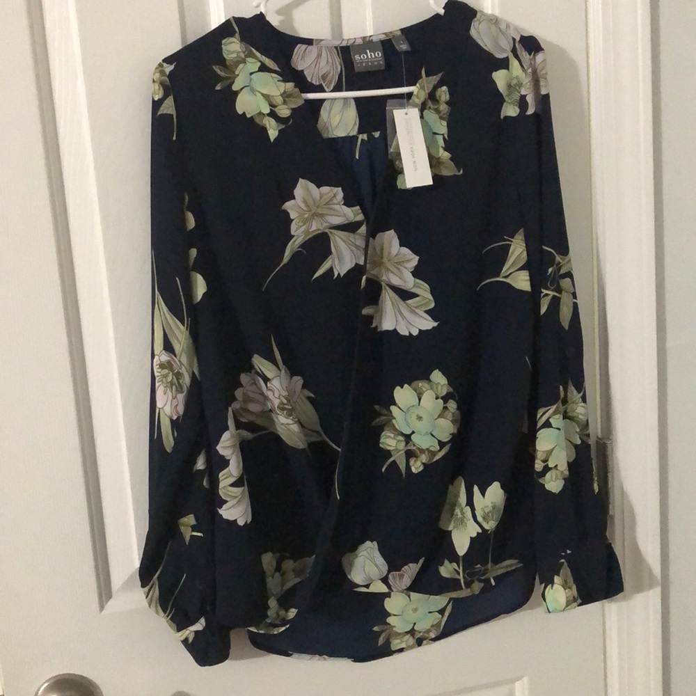 NWT Size S New York & Co Soho Jeans Blouse
